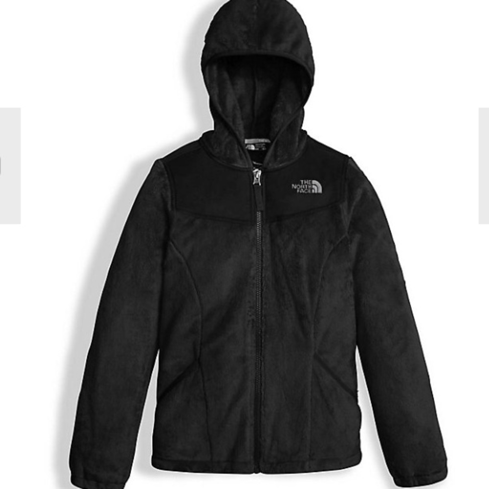 North Face black fleece jacket